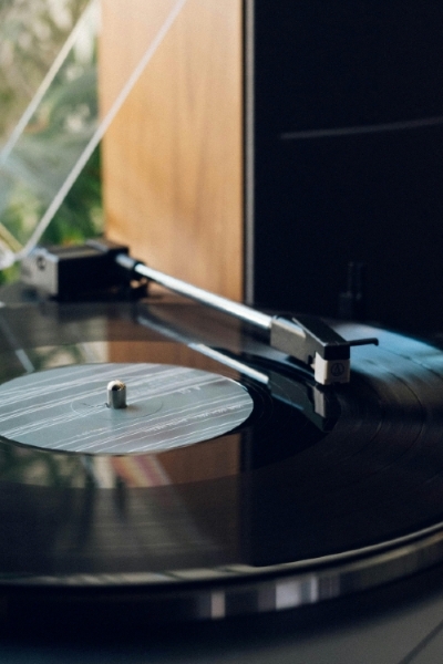 Foto de um toca disco